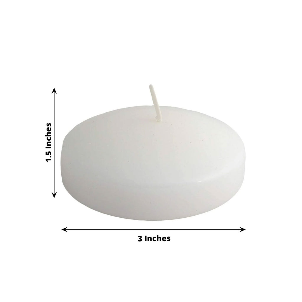 Unscented Floating Heart Candles - 25+ Color Choices