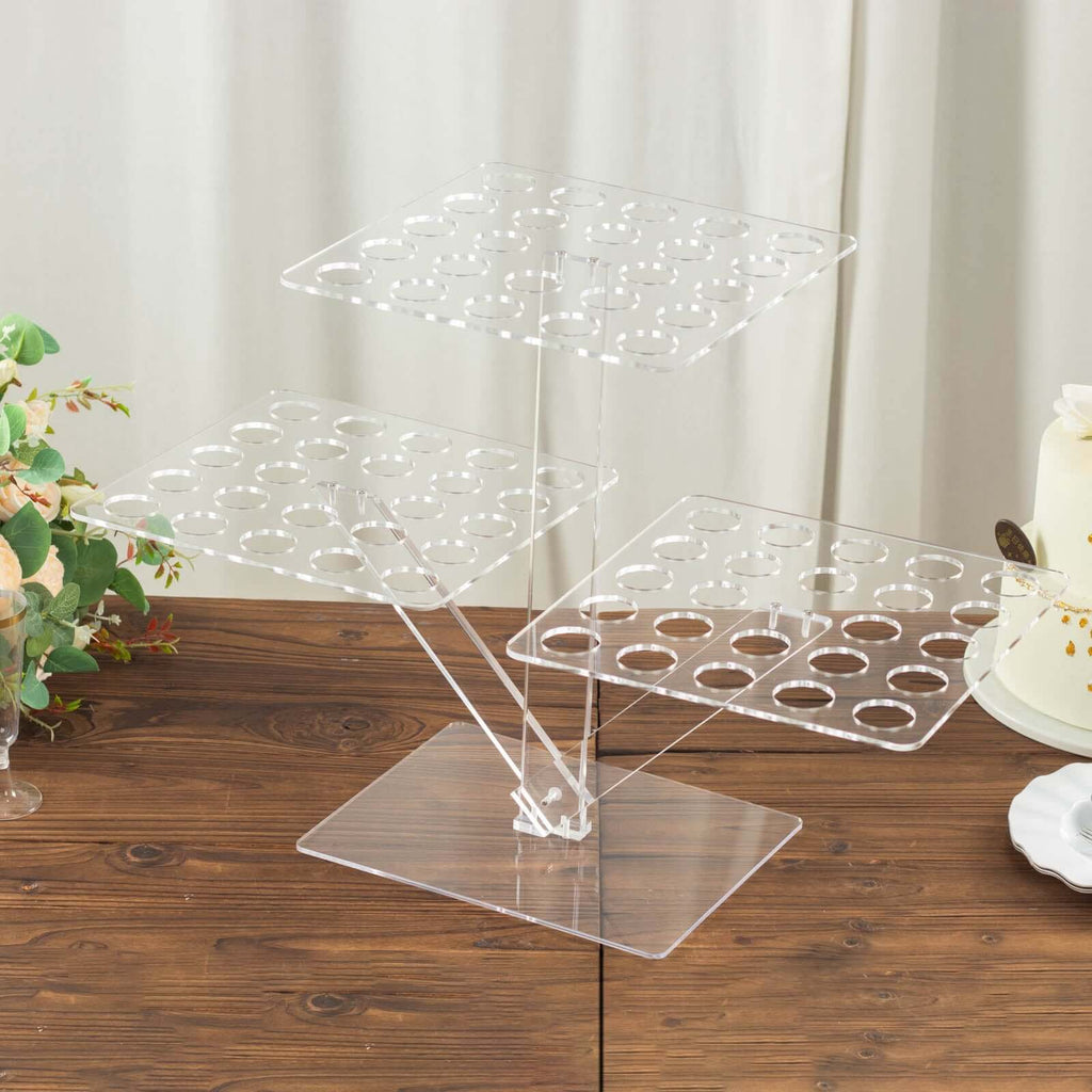 3 tier hotsell acrylic cake stand