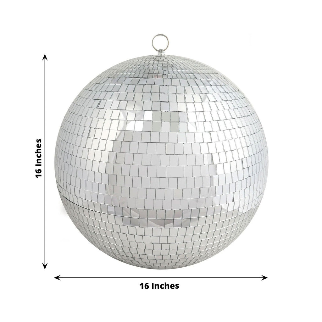 Omega National HS-48 - 48 Half Sphere Mirror Disco Ball with 1 x 1 Tile  Facets