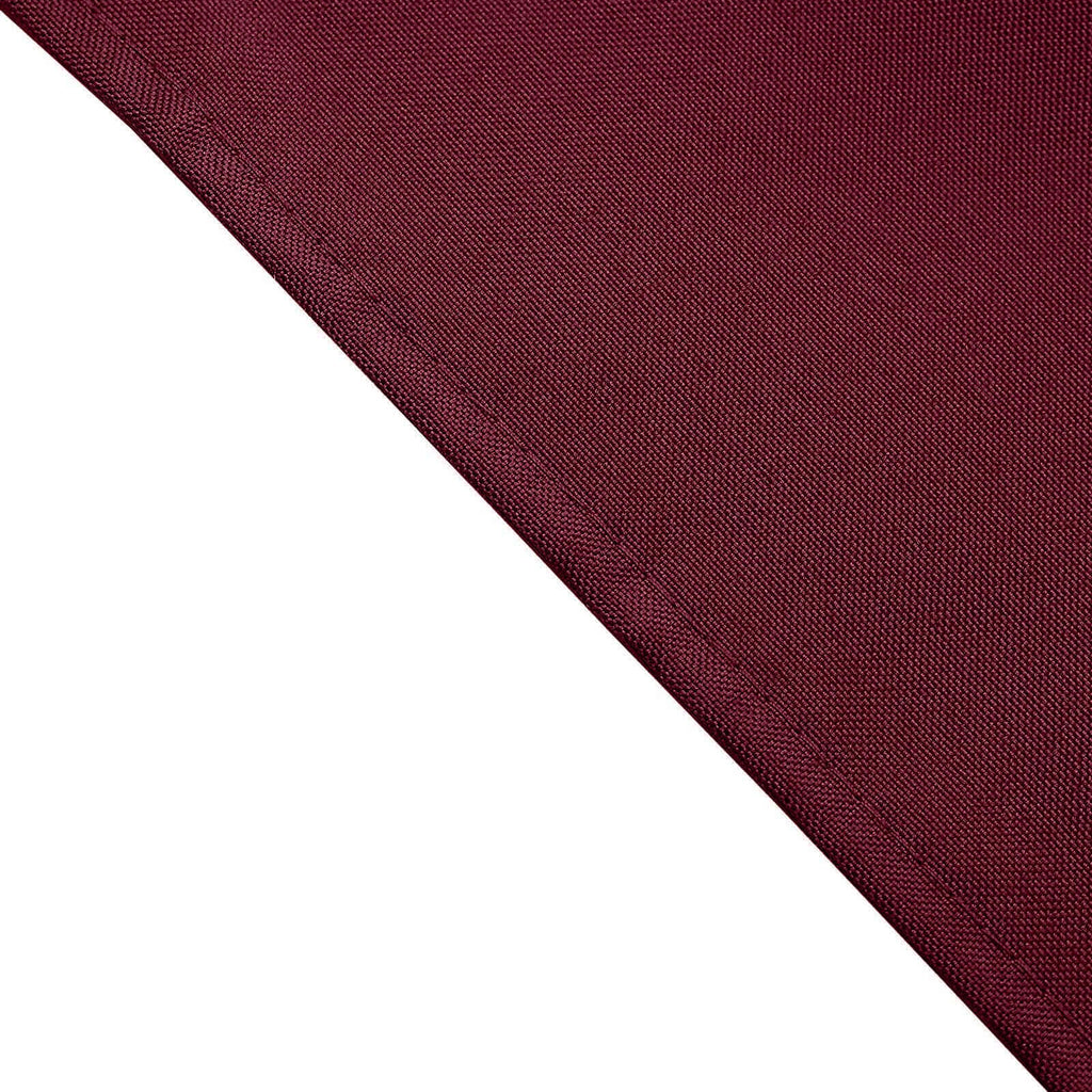 Intedge Burgundy 100% Polyester Cloth Napkins, 20 x 20 - 12/Pack