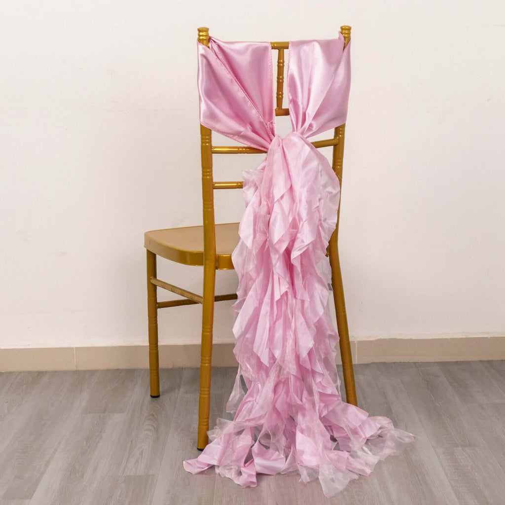 Pink chair online sashes