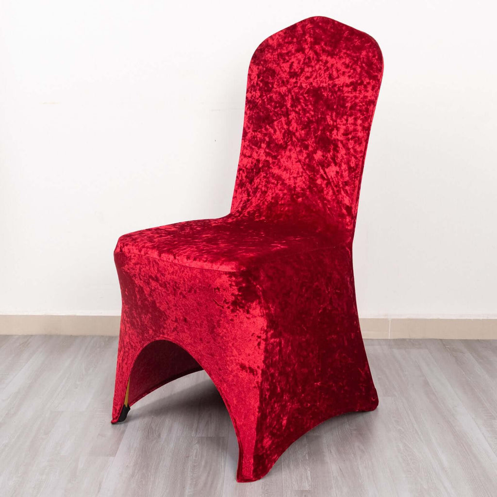 Chair covers 2025 crushed velvet