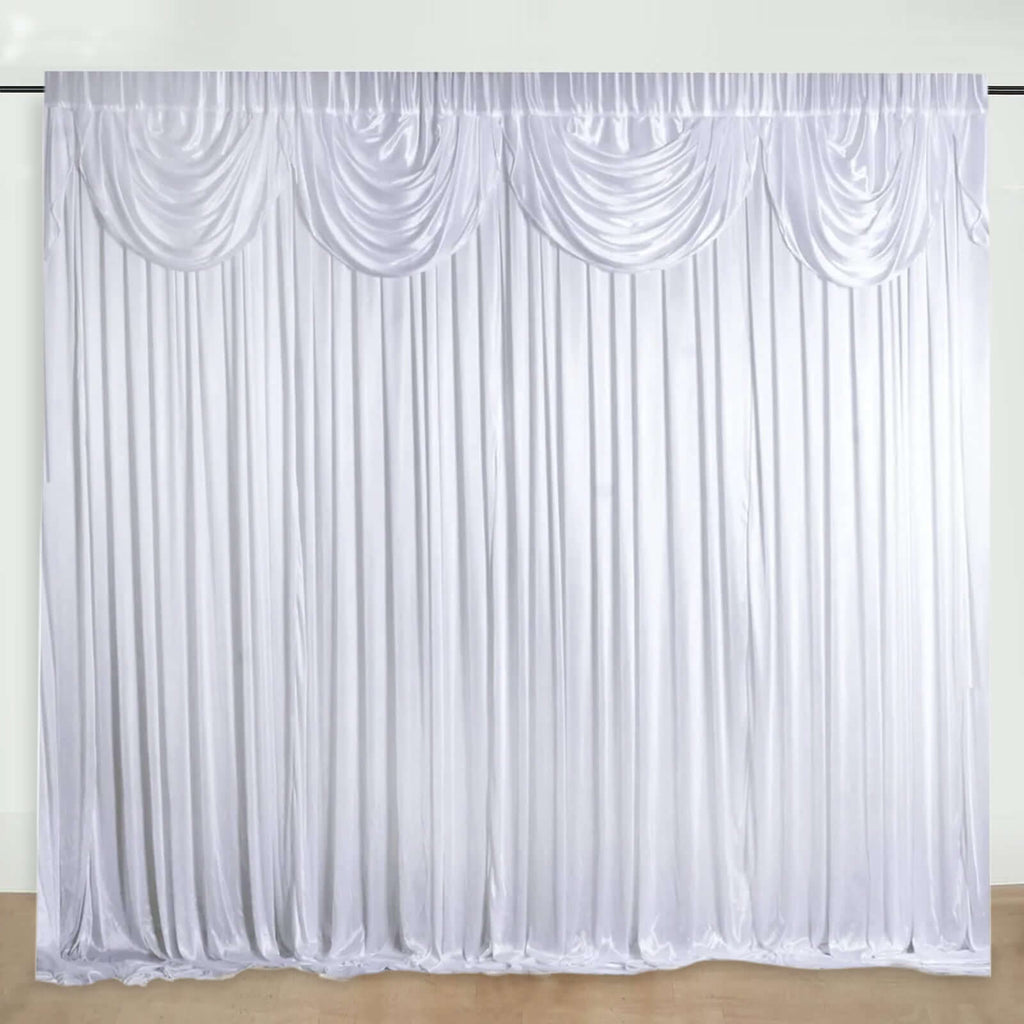 Silk Fabric Wedding Backdrop Curtain Width 150CM/59inch Satin