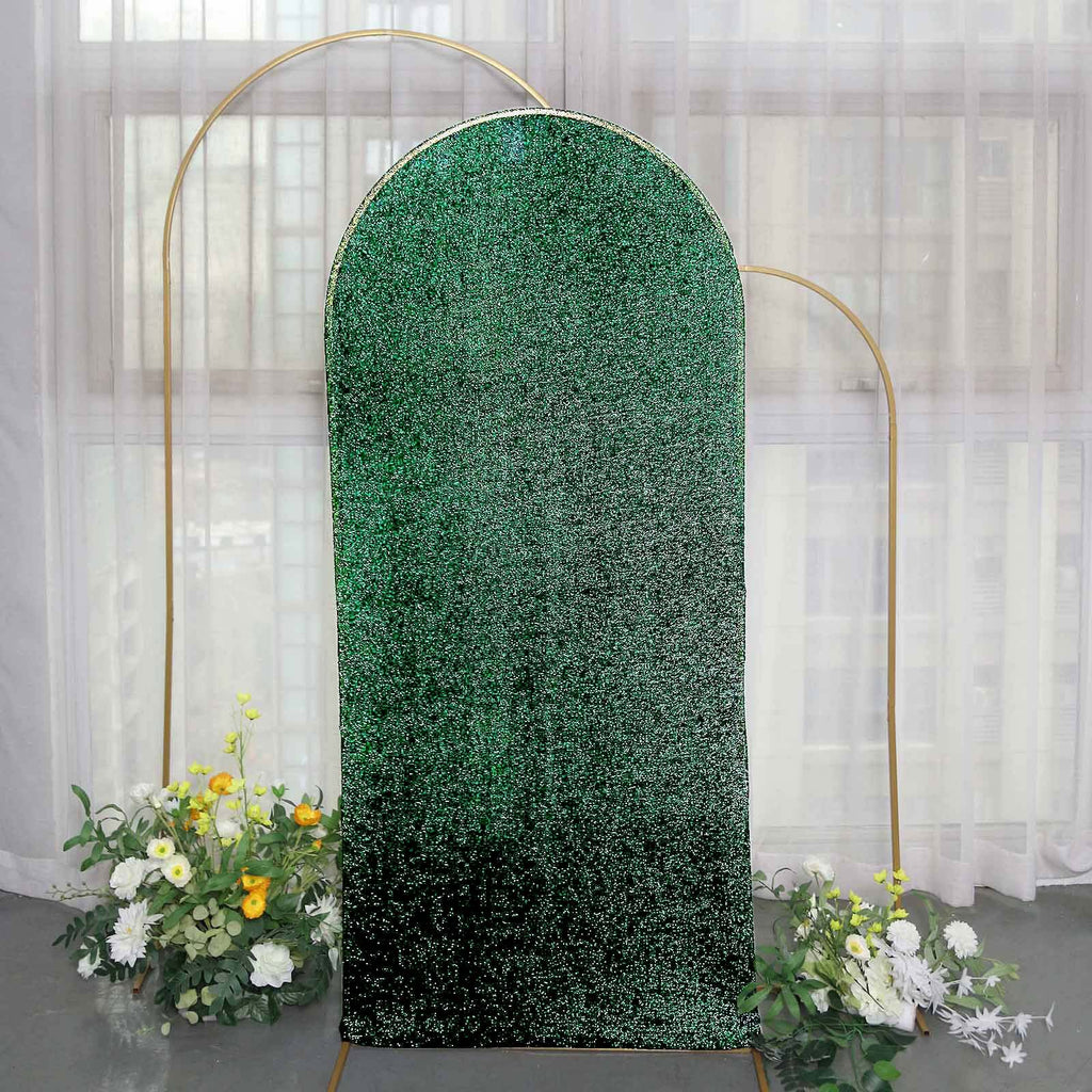 Hunter Emerald Green Wedding Arch Cover eFavormart