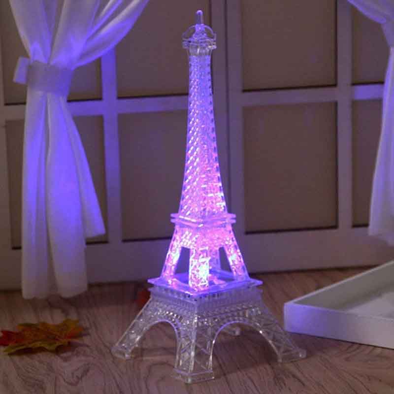 Tour Eiffel LED 90 cm Blanc