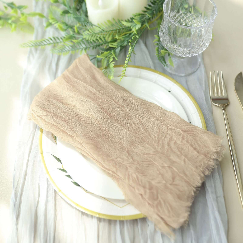  24 x 19 Inches Gauze Cheesecloth Napkins Cloth Napkins