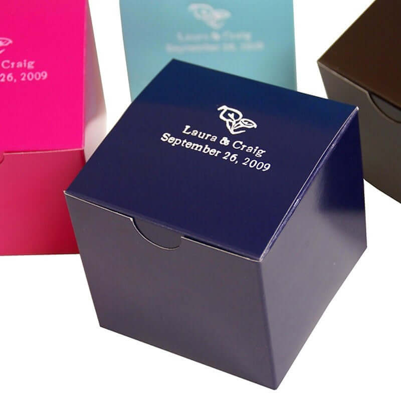 100 Pack Small Kraft Gift Boxes Bulk for Party Favor Business Gifts, 3x3x3  in.