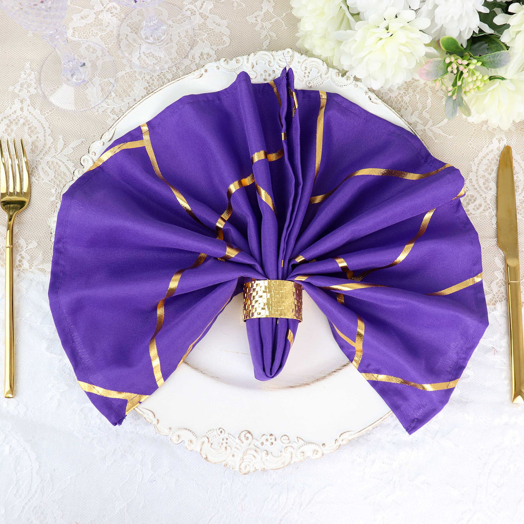 http://www.efavormart.com/cdn/shop/products/Purple-With-Geometric-Gold-Foil-Cloth-Polyester-Dinner-Napkins_1024x1024.jpg?v=1694437640