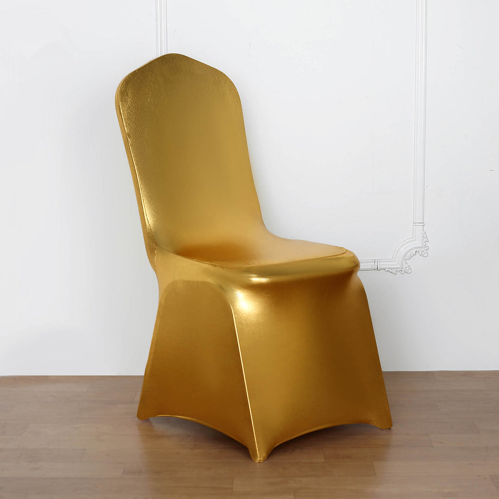 Stretch Spandex Banquet Chair Cover Gold