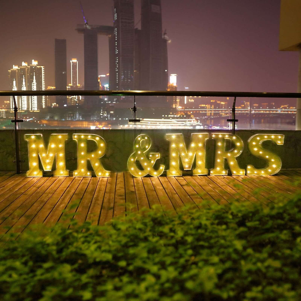 A Few Things to Go with Our Newly Arrived Illuminated Marquee Signs