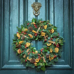 Add a Festive Cheer to your Front Door with a Christmas Wreath