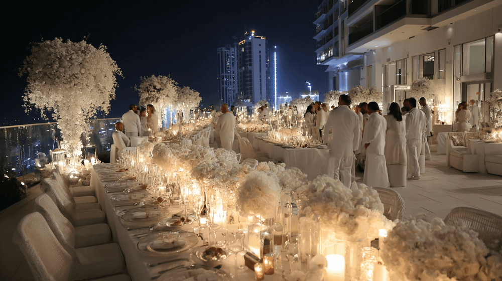 All White Party Decorations