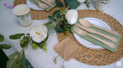 Eco-Friendly Table Setting for A Greener Celebration