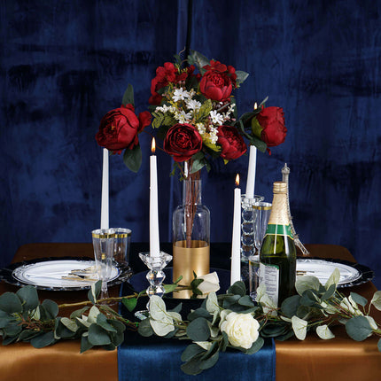 Fall in Love with our Posh Romantic Dinner Table Setup