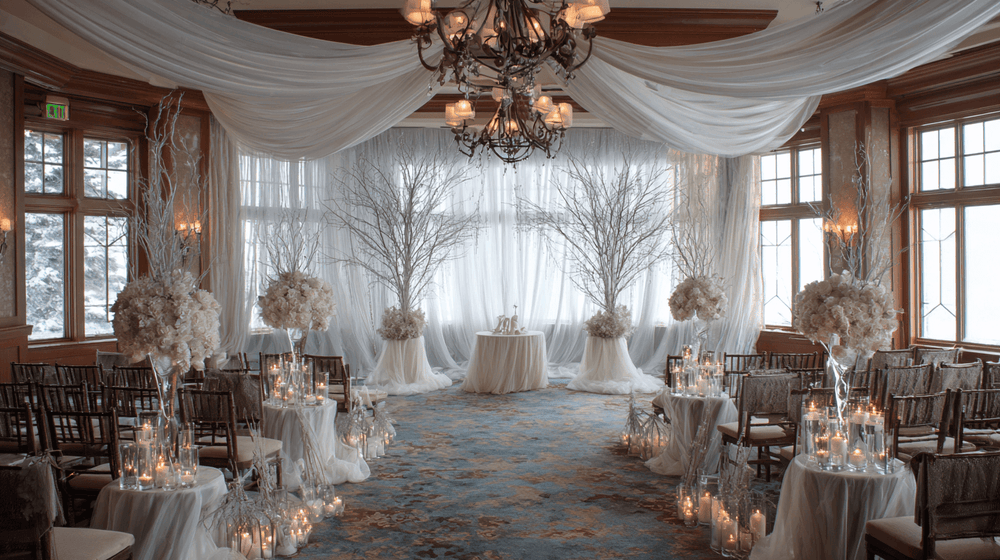 Winter Wedding Decors on a Budget