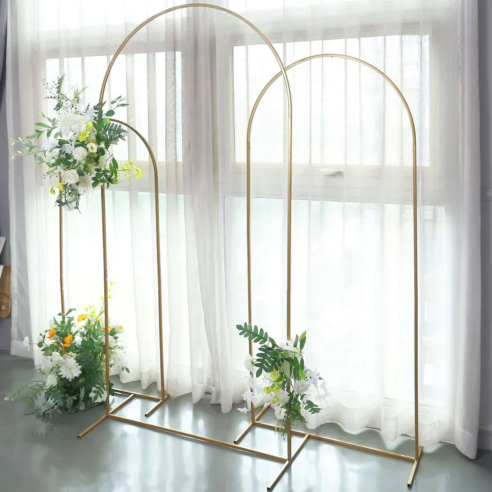 Round Top Arch Backdrop Assembly