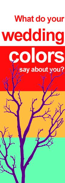 What do your Wedding Colors Say about You?