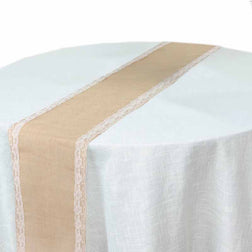 Cheesecloth & Lace Table Runners