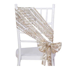Glittering Sequin Chair Sashes