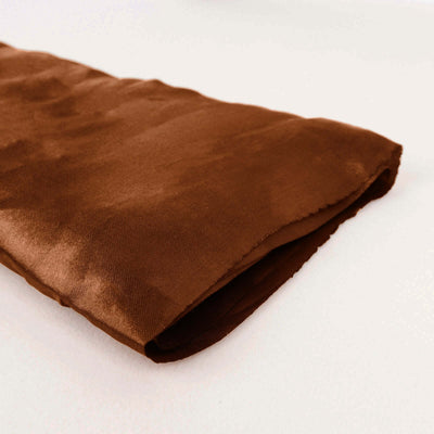 Cinnamon Brown Satin Fabric Bolt 10 Yards x 54"