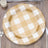 10-Pack Buffalo Plaid Paper Charger Plates – Gold/White 13inch Round Disposable Table Chargers