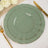 Dusty Sage Plastic & Foil Dinner Plates 9 Inch Size