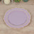 10 Pack Lavender Lilac Plastic Dessert Salad Plates, Disposable Tableware Round