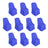 10 Pack Royal Blue Polyester Banquet Chair Covers, Reusable Stain Resistant Slip On Chair