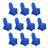 10 Pack Royal Blue Spandex Fitted Banquet Chair Covers, Reusable Stretched Slip On Chair Covers