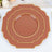 10 Pack Terracotta (Rust) Hard Plastic Dessert Appetizer Plates