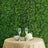 11 Sq ft. | Green Boxwood Hedge Locust and Cypress Garden Wall Backdrop Mat