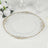 20 Pack Clear Gold Economy Plastic Charger Plates with Embossed Baroque Rim Round Decorative Serving