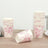 24 Pack French Toile Paper Cups, White Pink Elegant Disposable Party Cups - 9oz