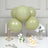 12 Inch Matte Pastel Olive Green Air & Helium Latex Balloons 25 Pack