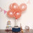 25 Pack 12 Inch Shiny Pearl Rose Gold Helium Air or Water Latex Balloons