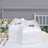 6 Inch X 3.5 Inch X 7 Inch Classic White Tote Gable Box Bags 25 Pack