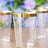 25 Pack | 10oz Clear Crystal Collection Plastic Disposable Cups With Gold Rim