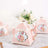 25 Pack Dusty Rose Mini Teapot Gift Boxes with Ribbon, Vintage Rose Favor Boxes - 4inch