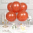 25 Pack Matte Pastel Terracotta (Rust) Helium/Air Latex Party Balloons 12inch