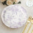 25 Pack French Toile Disposable Dinner Plates, Matte Lavender and White Round Paper Party Plates - 9