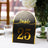 25 Pack Black Arch Wedding Table Numbers with Metallic Gold Foil 1-25 Numbers Print