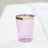25 Pack Purple Crystal Plastic Tumbler Cups with Gold Rim