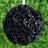 4 Packs Of 7 Inch Black Artificial Silk Hydrangea Kissing Flower Balls