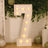 4ft White Marquee Light Up Number 7 Large Mosaic Balloon Frame Pre-Cut Foam Board with 10 Warm White