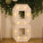 4ft White Marquee Light Up Number 8 Large Mosaic Balloon Frame Pre-Cut Foam Board with 10 Warm White