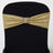 5 Pack Shimmer Tinsel Spandex Champagne Metallic Chair Sashes