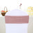 5 Pack | Blush / Rose Gold Metallic Shimmer Tinsel Spandex Chair Sashes