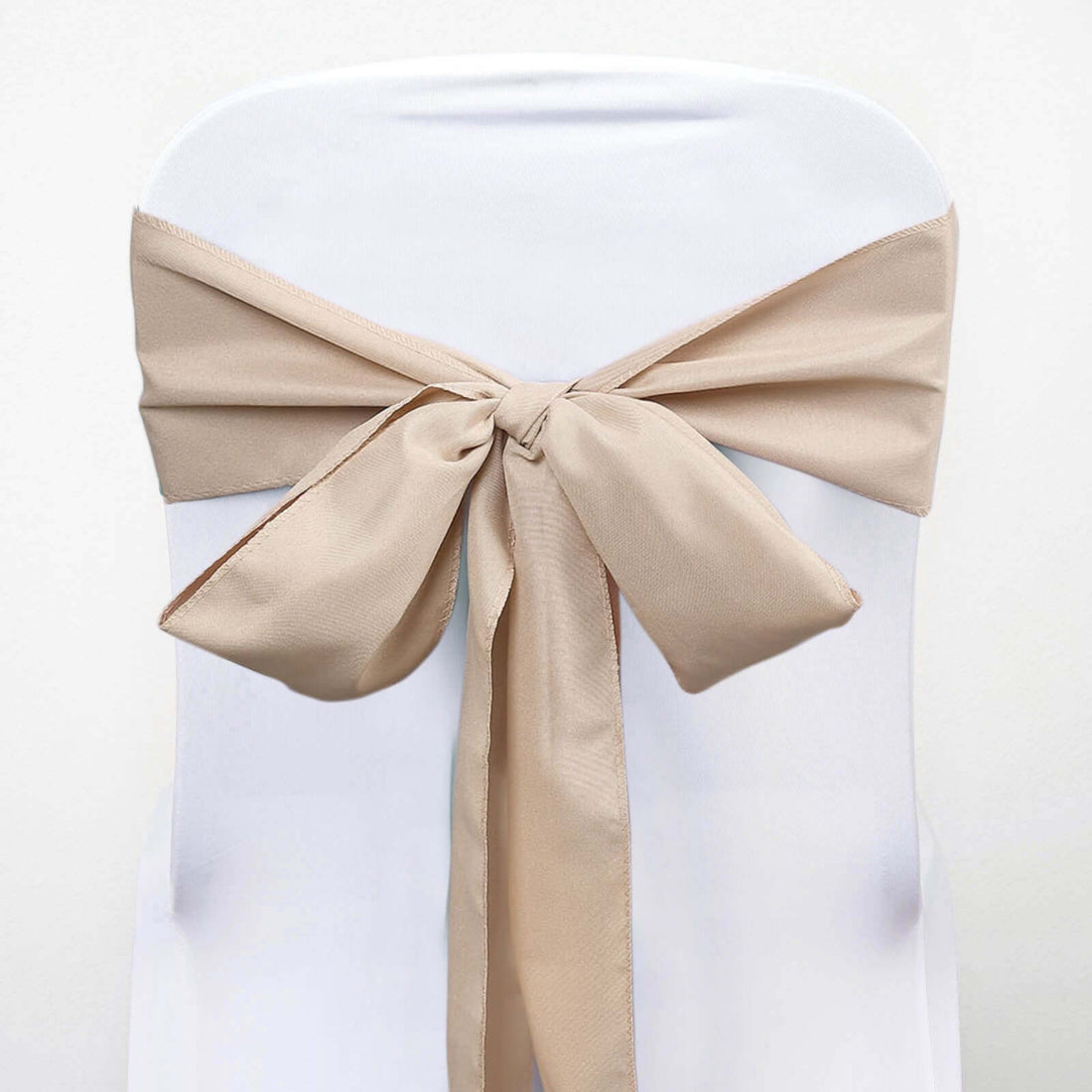 Nude Sashes Polyester For Chairs 5 Pack 6 Inch x 108 Inch#whtbkgd