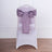Polyester Chair Sash in Violet Amethyst 6 Inch x 108 Inch 5 Pieces