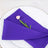 5 Pack | Purple 200 GSM Premium Polyester Dinner Napkins